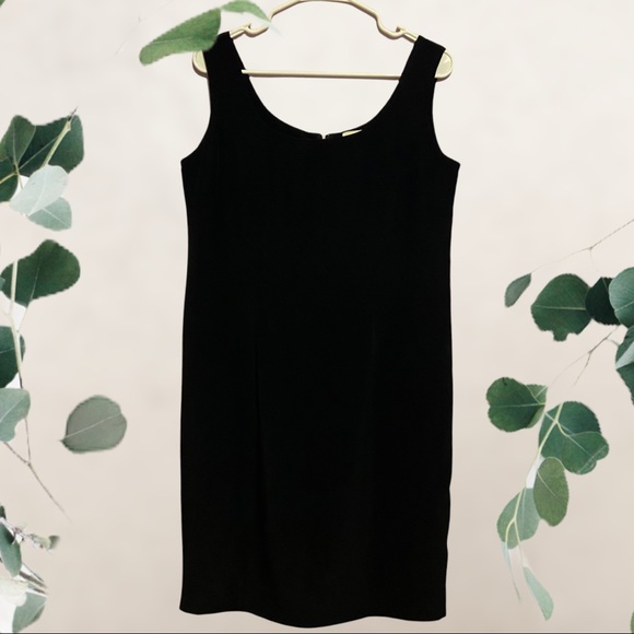 Neiman Marcus Dresses & Skirts - Neiman Marcus Sleeveless Black Sheath Work Dress